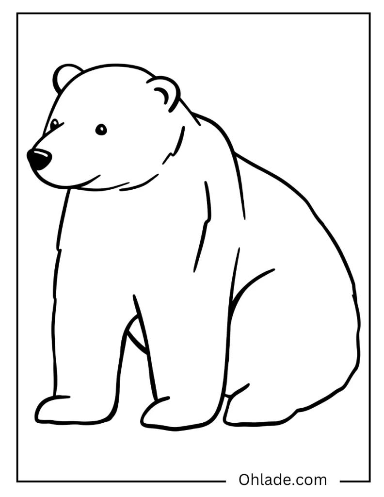 Polar Bear Coloring Pages